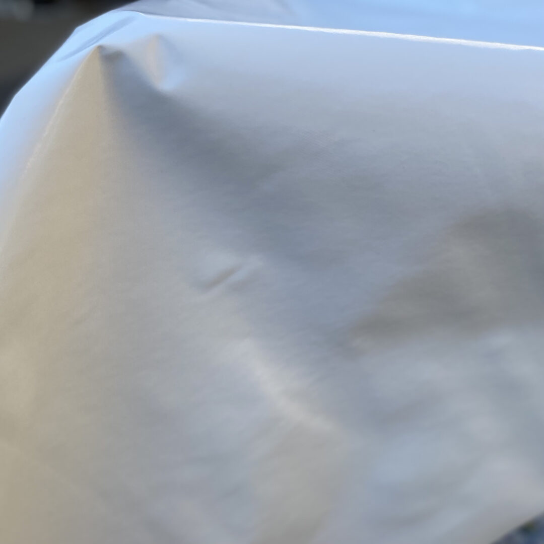 Toile cir?�e sur mesure en 140cm - Blanc laqu?� - Rony D?�co