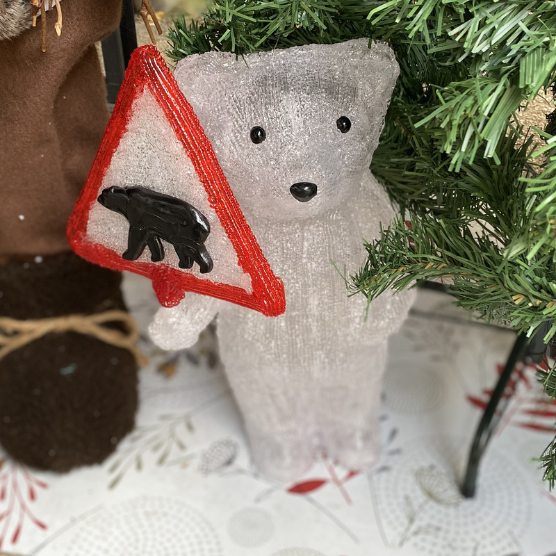 OURSON LUMINEUX 50 LED SOLAIRE SPÉCIAL EXTÉRIEUR – Image 3