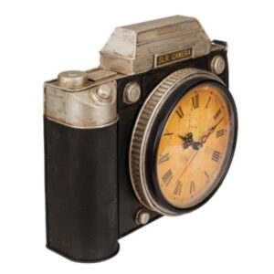 BOITE A CLÉS MÉTAL APPAREIL PHOTO VINTAGE HORLOGE – Image 2