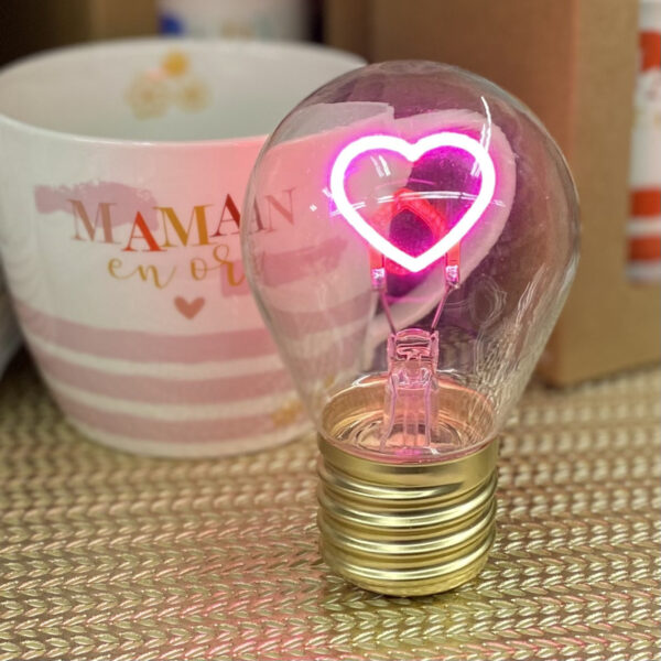 AMPOULE LED AUTONOME "MON COEUR"