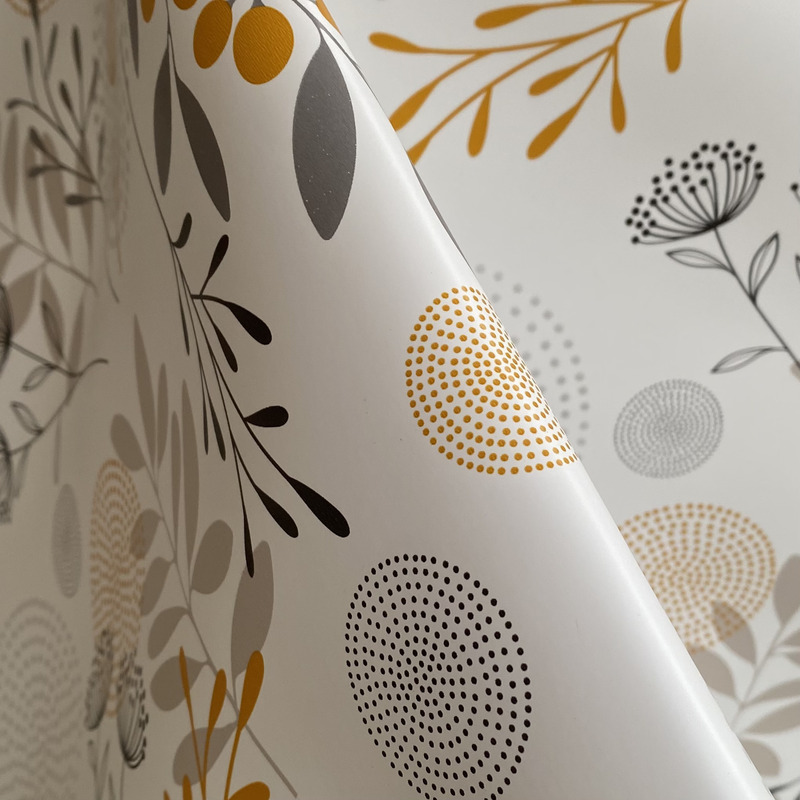 Protège table imprimé "Bouquet ocre" – Image 2