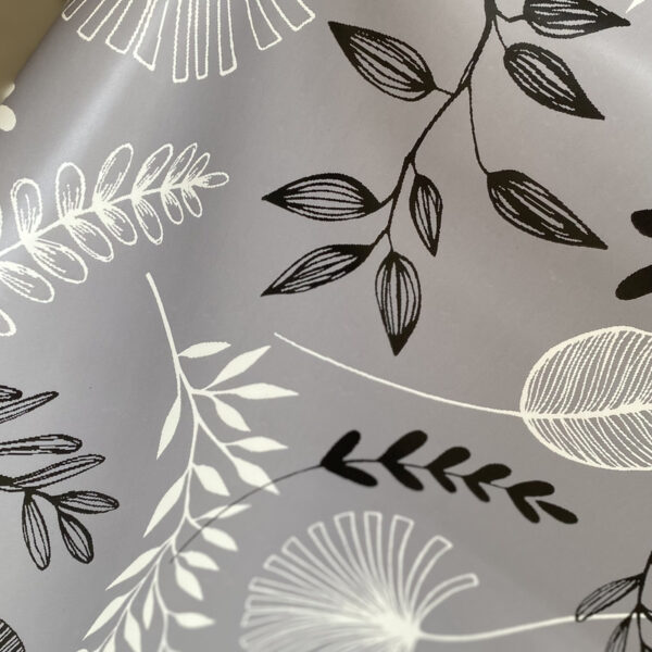 Protège table imprimé "Flor gris" – Image 2
