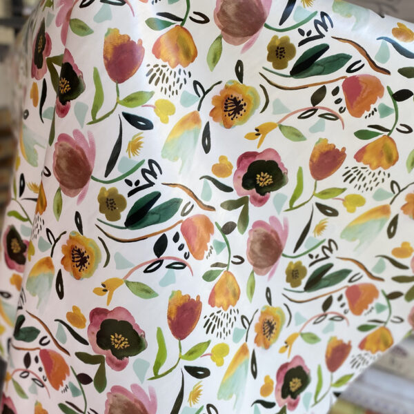 Toile cirée sur mesure en 140cm - FLOWERS ALL OVER – Image 4