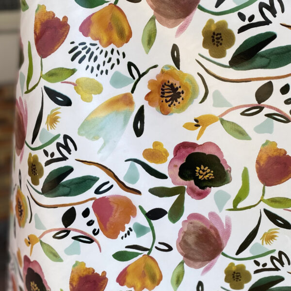 Toile cirée sur mesure en 140cm - FLOWERS ALL OVER – Image 3