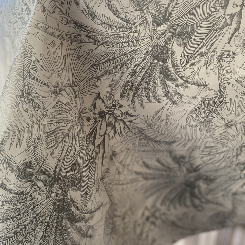 Toile cirée sur mesure en 140cm - JUNGLE VERT – Image 5