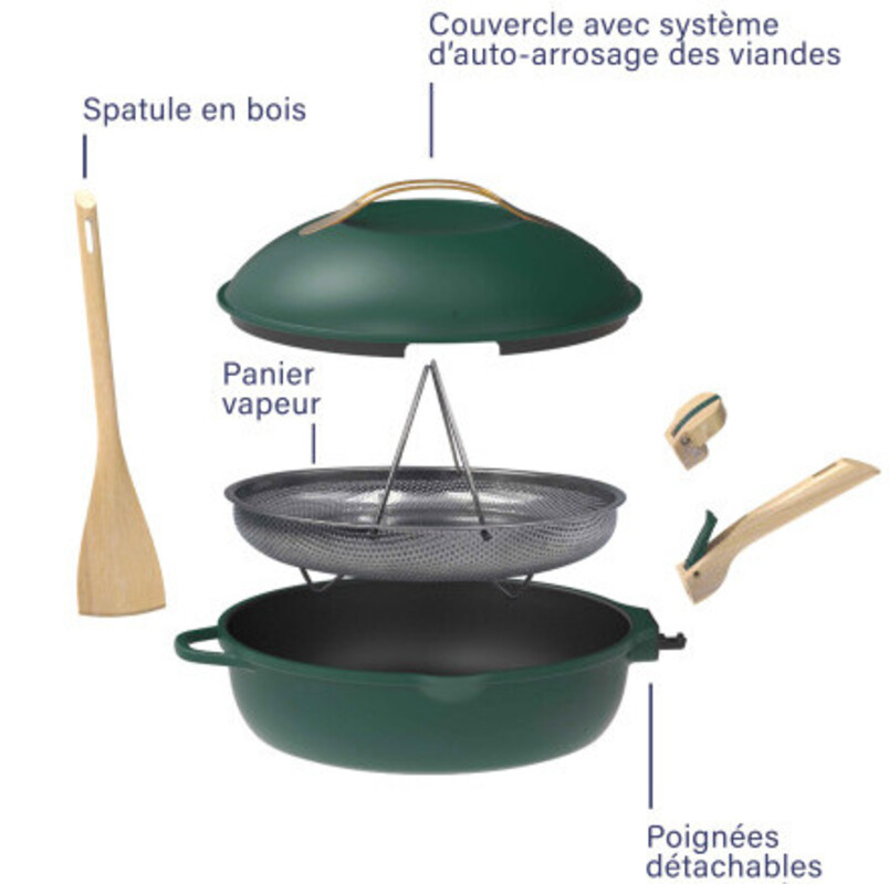 LA FABULEUSE poêle ⌀24 Canopée 1 à 4 personnes – Image 4
