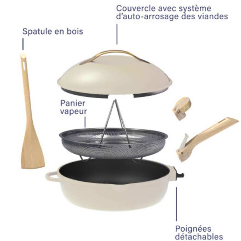 LA FABULEUSE poêle ⌀28 Meringue 1 à 8 personnes – Image 3