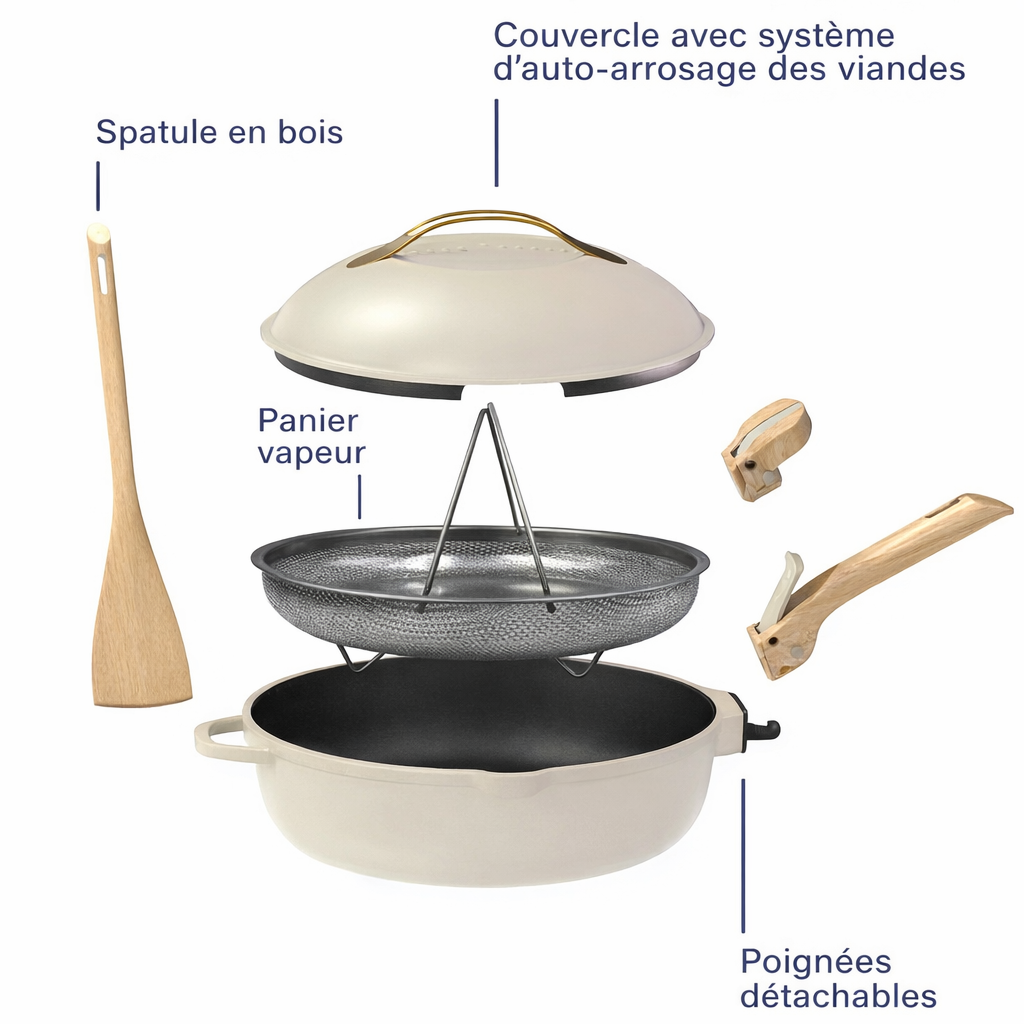 LA FABULEUSE poêle ⌀28 Meringue 1 à 8 personnes – Image 3