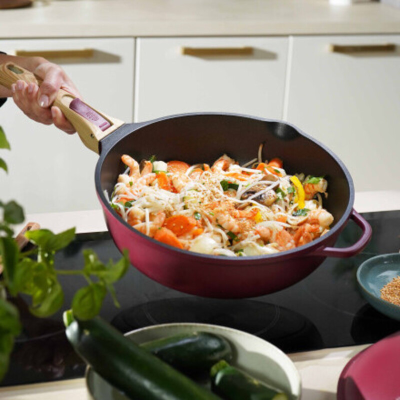 LA FABULEUSE poêle ⌀24 Pivoine 1 à 4 personnes – Image 3