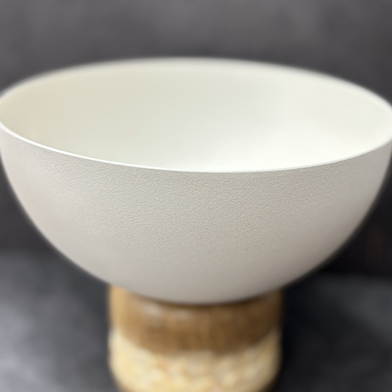 Coupe à fruit pied en bois diam 18cm – Image 4