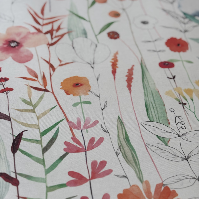 Nappe coton enduit Loneta sur mesure en 140cm - Odile – Image 2