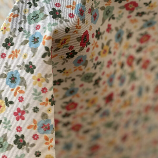 Nappe coton enduit Loneta sur mesure en 140cm - Liberty