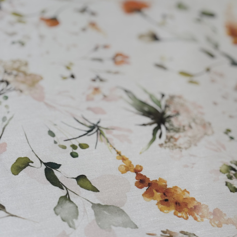 Nappe coton enduit Loneta sur mesure en 140cm - Mimosa – Image 3