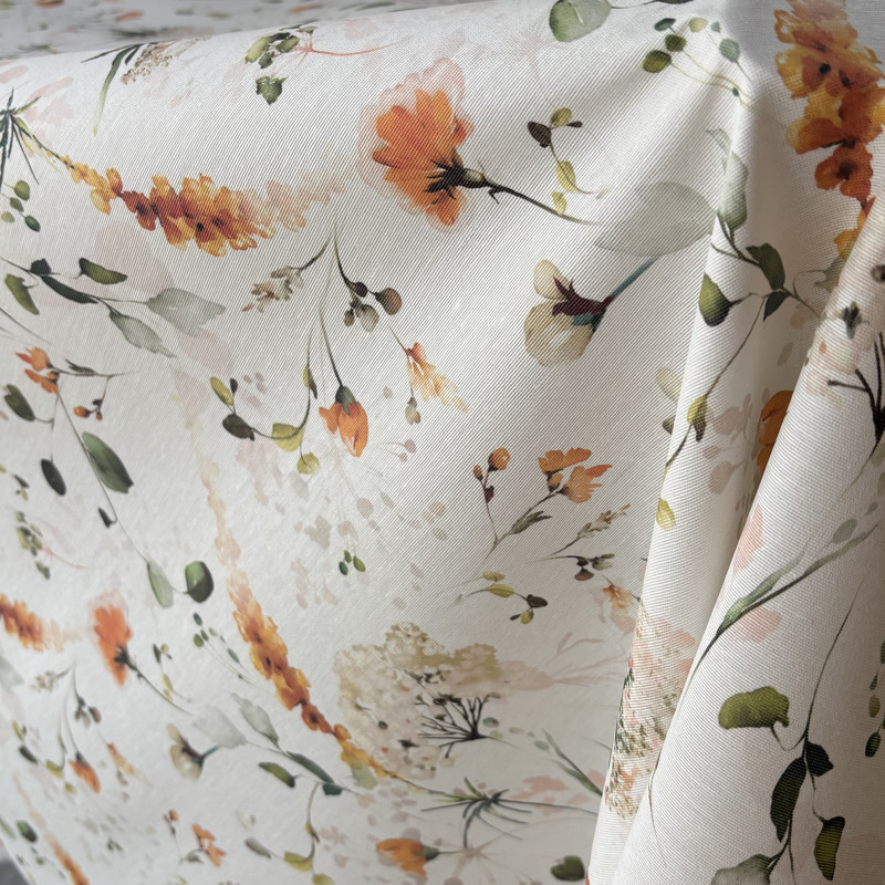 Nappe coton enduit Loneta sur mesure en 140cm - Mimosa – Image 2