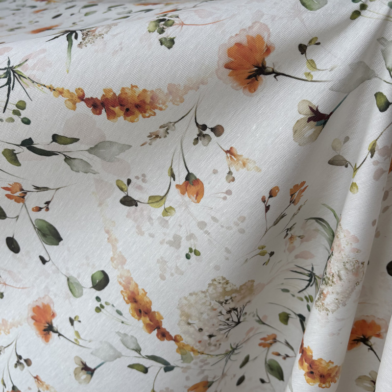 Nappe coton enduit Loneta sur mesure en 140cm - Mimosa – Image 4