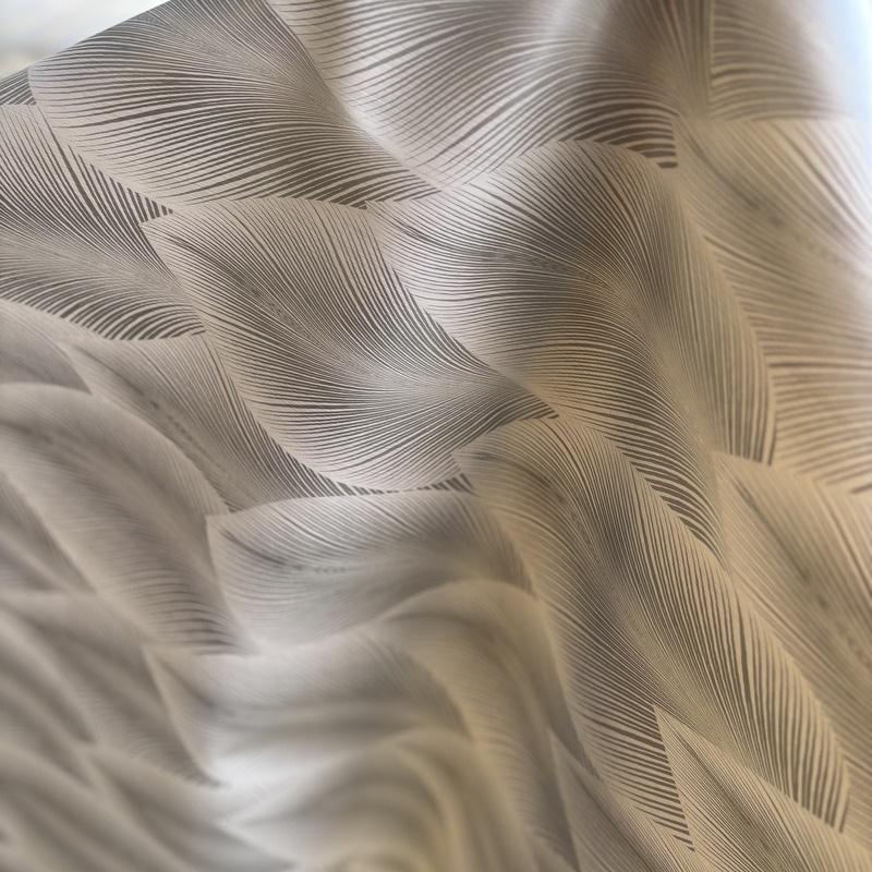 Toile cirée sur mesure en 140cm - ECLAT ARGENT – Image 2