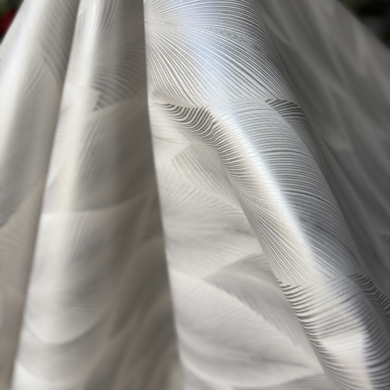 Toile cirée sur mesure en 140cm - ECLAT ARGENT – Image 3