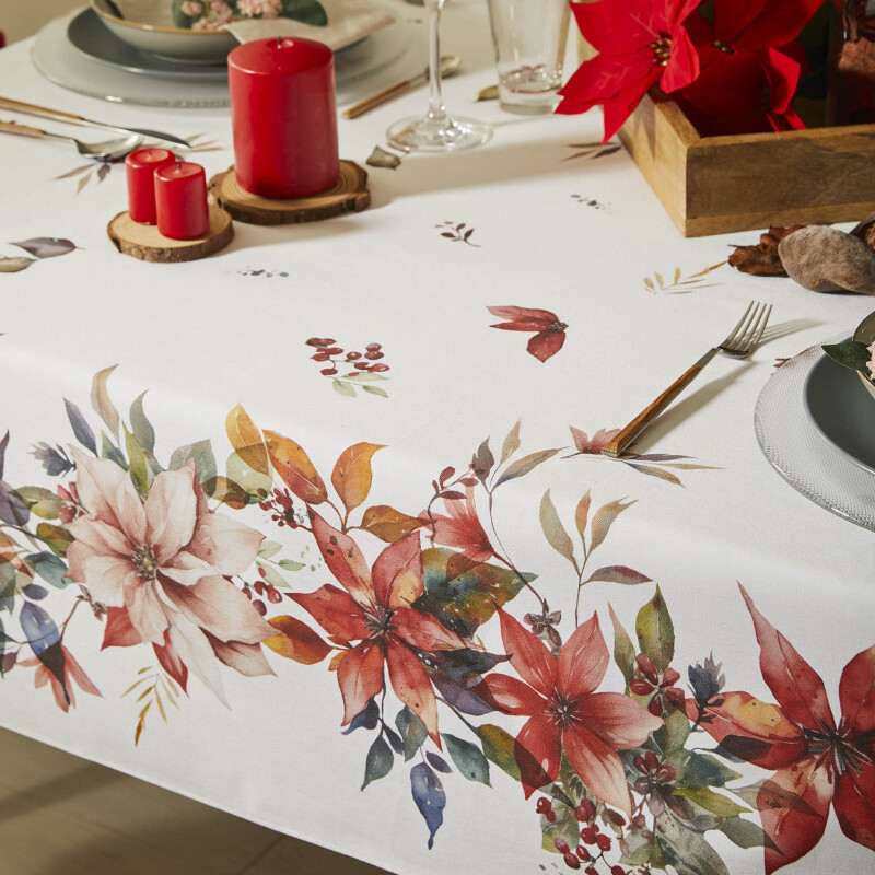 NAPPE COTON ENDUIT LUXE POINSETIA ATENAS HOME TEXTILE – Image 3