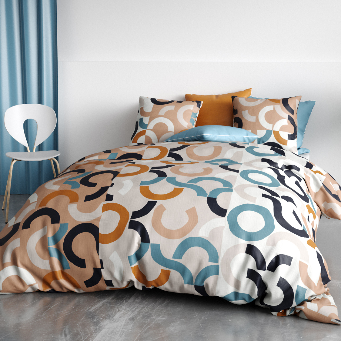 Parure de couette "IGOR", l’Atelier du coton 240X220 – Image 5