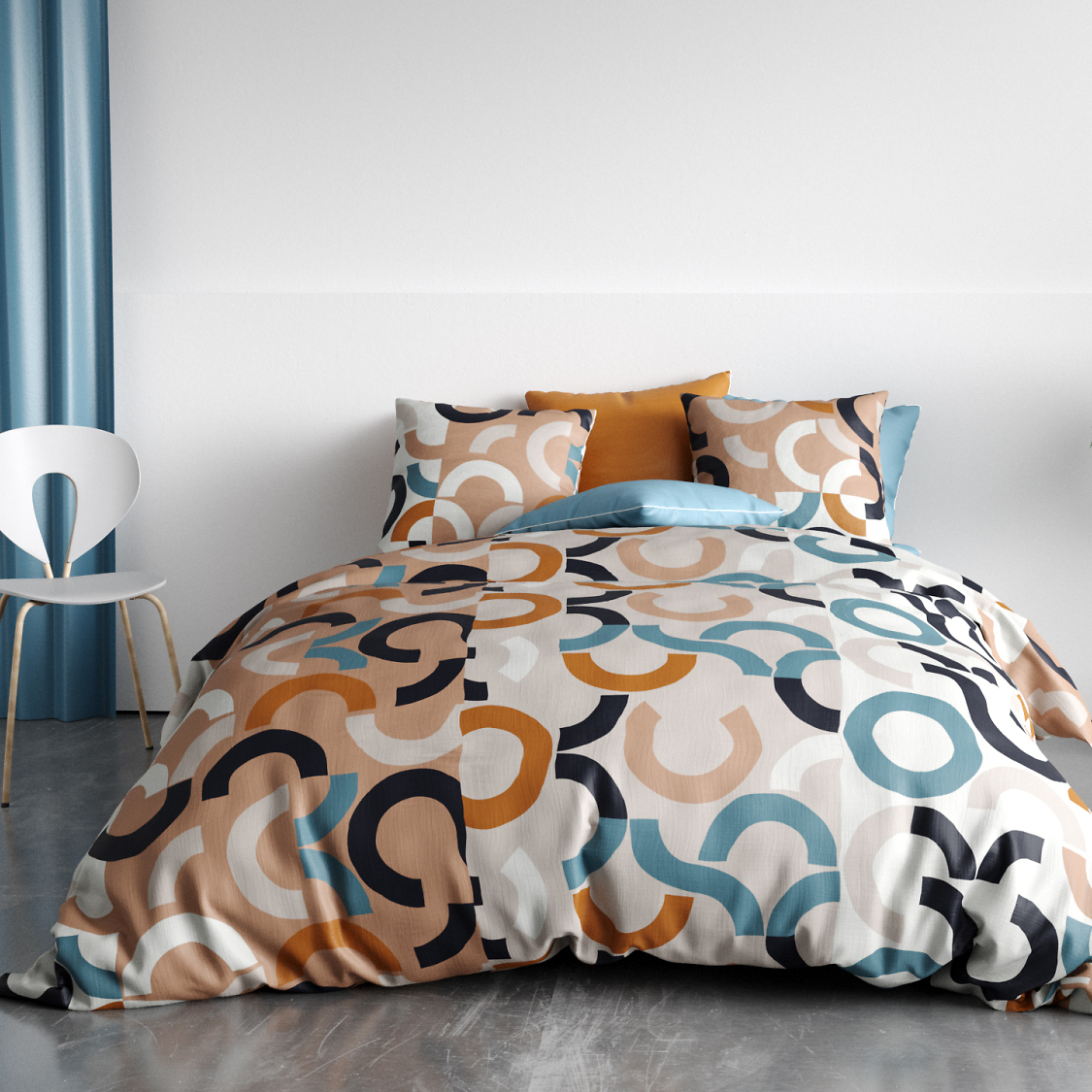 Parure de couette "IGOR", l’Atelier du coton 240X220 – Image 4