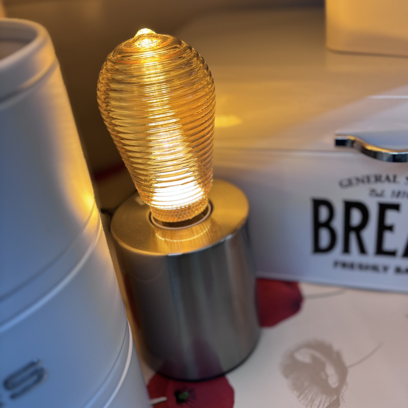 AMPOULE LED OVALE STRIEE – Image 2