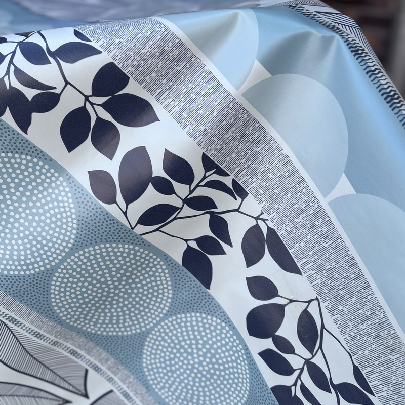 Toile cirée sur mesure en 140cm - KOYO BLEU – Image 4