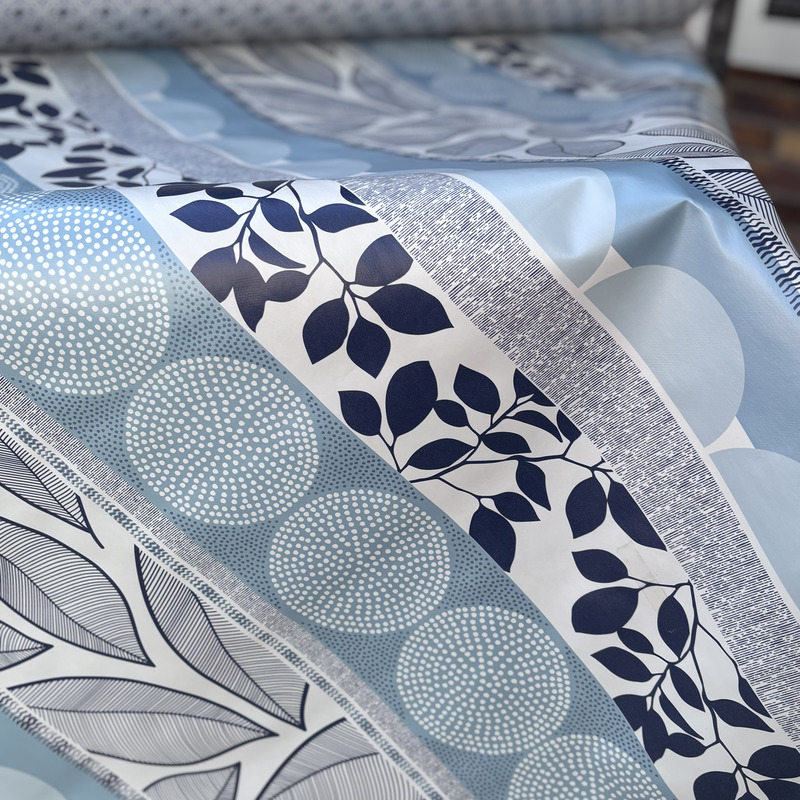 Toile cirée sur mesure en 140cm - KOYO BLEU – Image 3