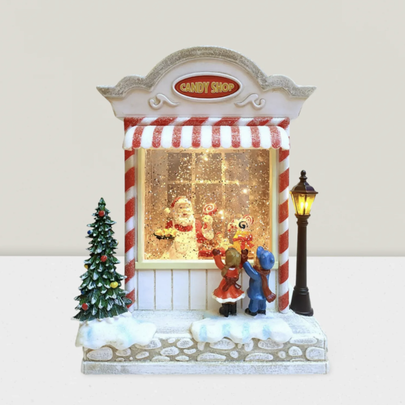 Boutique de Confiseries de Noël LED – Père Noël & Enfants – Image 2